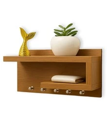 Decorative Key Holder - Louro Freijó - 鏽棕色 - 查看 1