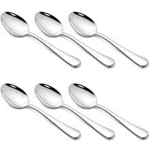 1/3/6/12 Piezas Mini Cucharilla de Café, Juego de Cucharillas Pequeñas de Acero Inoxidable para Postre, Café, Té, Azúcar, Aperitivos, Apto para Lavavajillas - Plateado - Ver 10