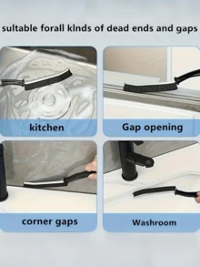 3Pcs Crevice Gaps Cleaning Brush, Hard Bristle Brush For Cleaning, Deep Cleaning Thin Brushes For Small Spaces, Bathroom Gap, Sink Crevice, Windows Groove, Tiles & Faucets,Hard Bristle Crevice Cleaning Brush, Bathroom Gap Cleaning Brush, Grout Cleaner Brush,Gap Brush,Gap Brush For Cleaning,Bathroom Crevice Cleaning Brush,Gap Cleaning Brush,Kitchen Gadgets, Multi-Functional Crevice Gap Brush Cleaning Brush Tool - Multicolor - View 9