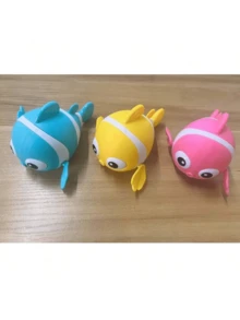4/3/2/1 件套洗澡玩具套装，适合 1-3 岁婴幼儿，发条漂浮玩具，泳池水上游戏套装，圣诞礼物，适用于浴缸、淋浴、海滩，适合 1-6 岁婴幼儿，男孩女孩皆宜 - 彩色 - 查看 8