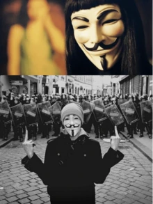 1 件优质电镀金/银面具，电影主题面具，适用于万圣节派对服装道具 - 彩色 - 查看 4