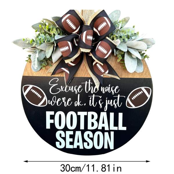 Football Goal Hanging | Football Season | Football Wreath | Sorry For The Interruption, Football Season Is Here | Football Goal Decor | Autumn Wreath