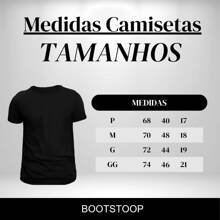 CAMISETA Masculina Paris Manga Curta Estampada Malha 30.1 Algodão Dia dos Pais da Bootstoop