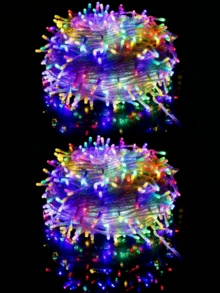 10m/80 Lights String Lights Decoration Lights, 1.5M/3M/6M/10M Outdoor LED String Lights, Battery Box Lights, Star Lights, Atmosphere Lights, Colorful LED Lights, Outdoor Decoration Lights, Waterproof Fairy Lights For Yard, Garden, Party, Holiday, Suitable For Living Room, Dining Room, Bedroom, Outdoor (No Battery Included)