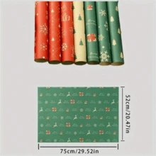 Set de 7 piezas, Juego de papel de envolver para ramos de flores - Perfecto para Navidad, cumpleaños, celebraciones, bodas - Incluye papel kraft, papel de seda y papel de regalo para cajas - Suministros de empaquetado de regalo elegantes