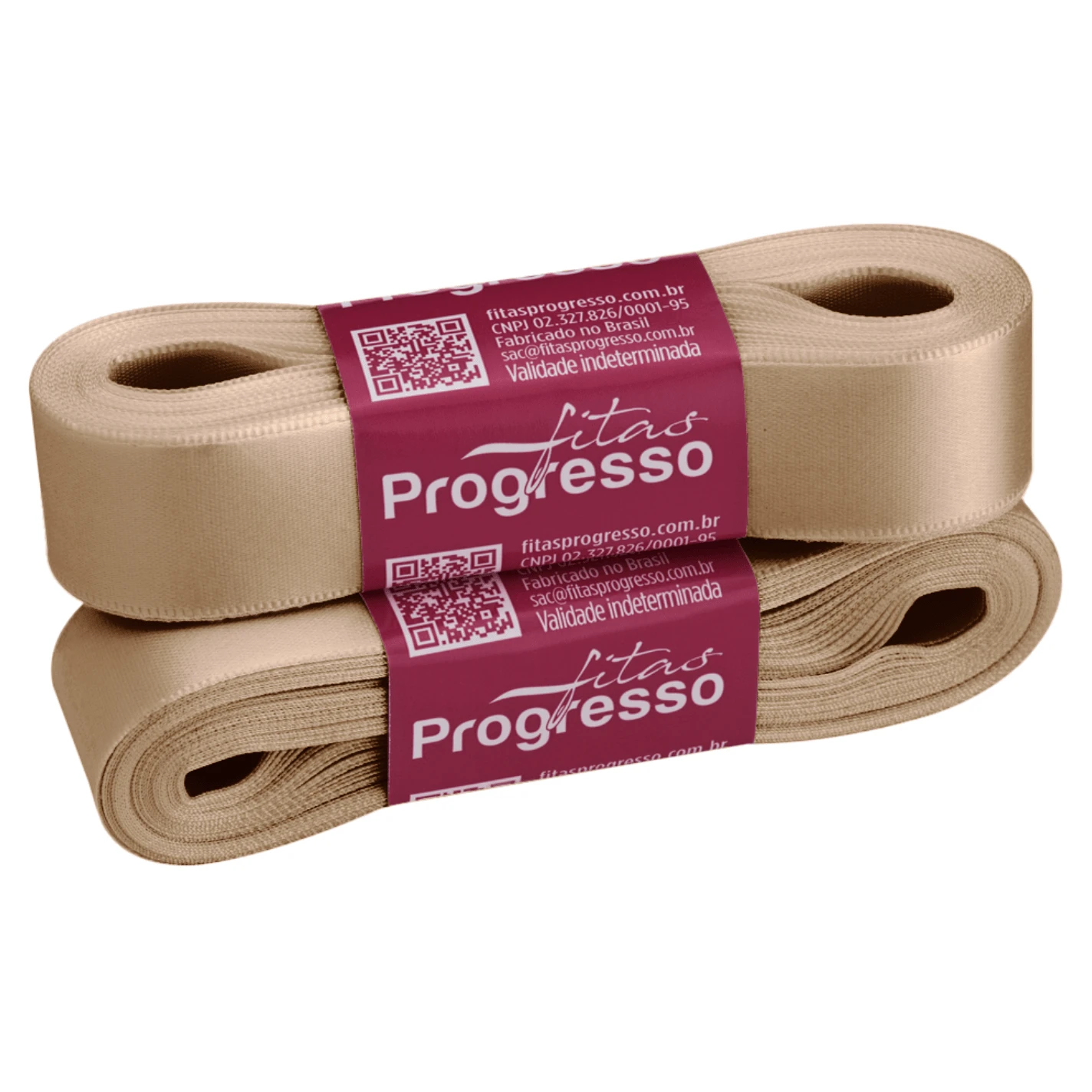 Satin Ribbon 22mm Wide In 10m Pieces. - OATS(COLOR 2053) - View 1