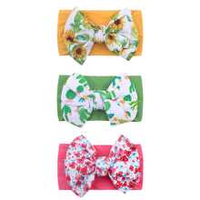 Heart Print Chiffon Bow Baby Headband, Suitable For 0-3 Years Old, Valentine's Day Love Design - Multicolor - View 4