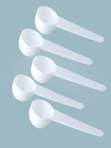 1/5件装塑料量勺，具有耐高温、易清洗的特点，3克、5克、10克、15克等多种规格，满足不同的计量需求。适用于厨房烘焙（精确称量面粉、糖等食材）、调味/佐餐食品添加。 - 彩色 - 查看 17