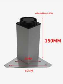 4 Pieces Adjustable Cabinet Feet, Table Feet, Sofa Feet, Bed Feet, Coffee Table Feet, Cabinet Feet, Support Legs, Furniture Feet Metal Replacement Feet