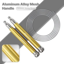 1 Set MOGOLD Aluminum Alloy Textured Handle Professional Skipping Rope, Suitable For Indoor Fitness, Fat Burning, Adjustable For Adults Gym Accessories, Sport, Gym, Home Exercise, Jump Rope, Skipping Rope, Jump Rope - Multicolor - View 1