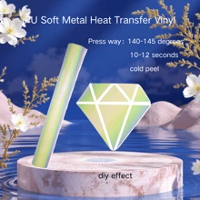 PU软金属热转印乙烯基服装装饰辅料 - 彩色 - 查看 25