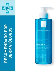 Effaclar Gel Purificante Gel Limpiador Facial para Piel Grasa,Limpiador Facial para Piel Grasa y Sensible   Reduce Puntos Negros, Controla Brillo y Exceso de Sebo  Apto para Piel Intolerante o con Acné  Fórmula con Agua Termal, Zinc y Agentes Suaves400 ml - Azul - Ver 2