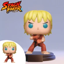 Figuras de Acción Street Fighter – Colección de Personajes Icónicos. Diseño Detallado y Fiél a la Serie, Ideal para Fans y Coleccionistas. - Amarillo - Ver 1