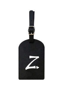 个性化皮革行李牌，可定制A-Z字母，隐私保护套，带名片槽，可爱旅行背包标签，男女通用，适用于宠物包、背包、行李箱、文具包等，旅行必备，适合海滩度假、返校季，是送给家人、朋友和老师的理想礼物，字母印花 - 黑色 - 查看 14