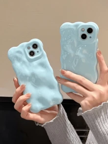 1pc Meteorite Pattern Shockproof TPU Phone Case Compatible With IPhone Waterproof Anti-Fall Scratch Resistant