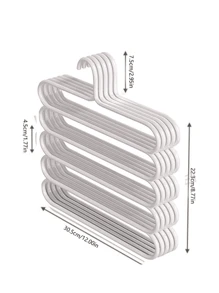 1pc/5pcs/10pcs Versatile Pants Hanger Clothes Rack, Multi-Layer Non-Slip Seamless Design, Ideal Multifunctional Storage Solution For Scarves And Accessories In Your Wardrobe, Perfect For Holiday Organization, Gift For Christmas, Thanksgiving, New Year, And Valentine's Day, Enhance Your Closet Space With Stylish And Practical Storage Options, Keep Your Fashion Essentials Neat And Accessible, Elevate Your Home Decor With This Essential Wardrobe Accessory