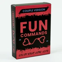 Fun Commands - 46 Scratch Card Designed For Couples On Dates And Travels, Interactive Game Cards For Leisure Entertainment, Enhancing Relationship And Unlocking Intimate Communication Moments. Suitable As Thanksgiving, Valentine's Day, Christmas, Halloween Party Gifts, Night Party Games