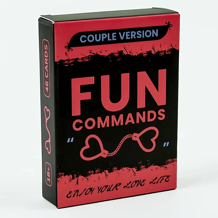Fun Commands - 46 Scratch Card Designed For Couples On Dates And Travels, Interactive Game Cards For Leisure Entertainment, Enhancing Relationship And Unlocking Intimate Communication Moments. Suitable As Thanksgiving, Valentine's Day, Christmas, Halloween Party Gifts, Night Party Games