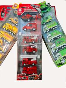 儿童玩具车 城市工程车 消防车 塑料玩具车模型车玩具套装，男孩女孩礼物，节日/圣诞礼物 - 彩色 - 查看 8