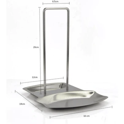Descanso De Panela Suporte Tampas De Panelas Aço Inox Organizador Cozinha