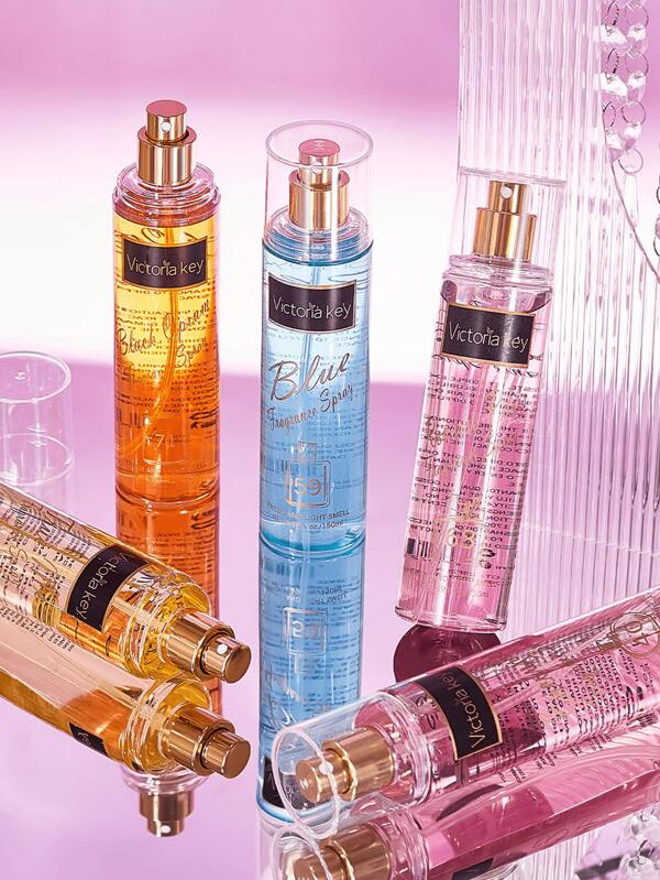 1 Pc 150 Ml / 4.99 Fl. Oz. Fragrance Spray, Home Air Freshener, Contains Long-Lasting Natural Floral And Fruity Scents, Emitting A Delicate Floral And Fruity Fragrance. Fabric Fragrance, Suitable For Wardrobes, Bedrooms, Bathrooms, Indoor And Outdoor Use, Portable Deodorizer For Summer, Ideal Birthday Gift.