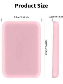 Matte TPU Rubber Soft Silicone Protective Case For Magsafe Battery Pack, Ultra-Thin Design Silicone Cover, Compatible With Magsafe Battery Pack, Anti-Scratch And Anti-Crack.