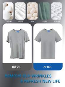 1 件手持式电熨斗，便携式智能服装蒸汽机，紧凑型旅行熨斗，家用挂烫机，迷你蒸汽熨斗，即时加热，智能温控，多档调节，无皱熨烫，适合家庭、旅行、商务旅行，熨烫顺畅，打造精致生活，有白色和黑色可供选择。 - 查看 7