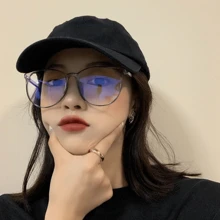 1/2 Stücke Unisex Stud Brille mit klaren Gläsern für Computer, Lesen, Gaming, TV, Smartphones, Augenschutz, klare Linsen Brillen Accessoires für Frauen