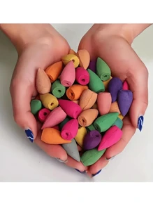 60-100个天然回流香筒，香气持久，带来正能量和纯净的空气。多种香味，包括茉莉、玫瑰、百合、檀香、桂花、艾蒿、沉香、薰衣草等。 - 100顆 - 查看 9