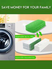 Reusable Mop Pads, Dry & Wet Dual-Use Flat Mop Covers, Washable Mop Pads, Suitable For Hardwood Floor Cleaning: Durable, Highly Absorbent, Dry & Wet Dual-Use, Fits Most Flat Mops, No Mop Head Included, Efficient Floor Cleaning Tool | Suitable For Various Surfaces | Highly Absorbent Material