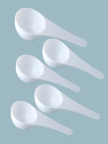 1/5件装塑料量勺，具有耐高温、易清洗的特点，3克、5克、10克、15克等多种规格，满足不同的计量需求。适用于厨房烘焙（精确称量面粉、糖等食材）、调味/佐餐食品添加。 - 彩色 - 查看 16