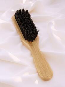 Boar Bristle Hair And Beard Brush For Men And Women - Unscented Mane Bristle Professional Barber Styling Brush For Thick/Thin Hair, Fade And Clipper Cleaning Comb, Slick Back Smoothing Tool Hair Hairbrush Hair Brush