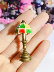 Accesorios de fotografía de escena en miniatura de estilo retro para casa de muñecas, incluyendo modelos de lámparas de vidrio - Multicolor - Ver 4