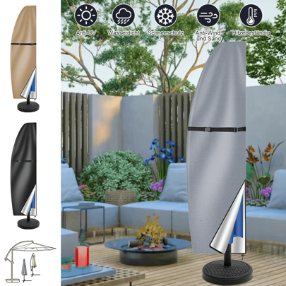 Lislark Abdeckung Sonnenschirm Schutzhülle Schirmhaube Marktschirm Ampelschirm Haube