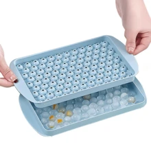 1 件冰格制冰机带盖冰格，104 个格子冰格，大号冰格适用于冰箱圈、冰块、鸡尾酒、威士忌、茶、咖啡 - 彩色 - 查看 10