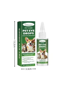 Pet Eye Drops - Dog Tear Stain Remover, Pet Eye Cleansing Liquid For Cats And Dogs, Plant-Based Formula, Convenient For Pet Care, Suitable For Dogs And Cats - Multicolor - View 13
