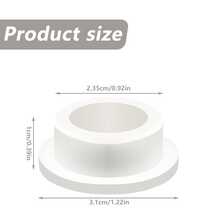 1/2/4pcs Sink Overflow Cover, Kitchen Bathroom Sink Hole, Sink Plug, Water Level Rises, Overflow Water, Plug For Bathtub Drainage Cover - Multicolor - View 2