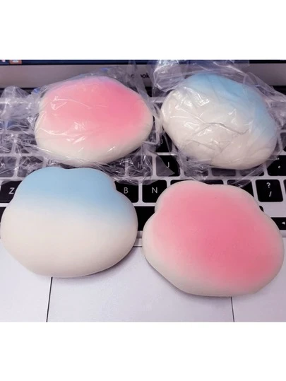 Random Color Slow Rising Squishy Bread Cloud Dough Squeeze Stress Relief Toy