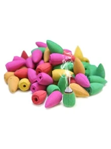 60-100个天然回流香筒，香气持久，带来正能量和纯净的空气。多种香味，包括茉莉、玫瑰、百合、檀香、桂花、艾蒿、沉香、薰衣草等。 - 100顆 - 查看 11