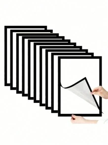 2pcs/3pcs/4pcs Diamond Painting Frames, 15.7X15.7 Inch/40X40 Cm Diamond Painting Canvas, Art Photo File Poster Wall Sticker Frames, Artistic Magnetic Display Frames, Home Wall Magnetic Stickers