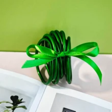 9 Stücke/Set neue Dopamin-Farbmix Jelly Armreifen, modisches Design geeignet für den täglichen Gebrauch von Frauen