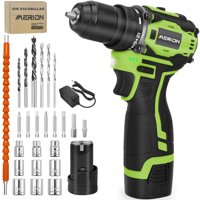 Taladro Atornillador Eléctrico Inalámbrico Sin Escobillas