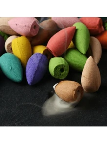 60-100个天然回流香筒，香气持久，带来正能量和纯净的空气。多种香味，包括茉莉、玫瑰、百合、檀香、桂花、艾蒿、沉香、薰衣草等。 - 100顆 - 查看 8