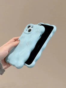 1pc Meteorite Pattern Shockproof TPU Phone Case Compatible With IPhone Waterproof Anti-Fall Scratch Resistant