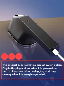 1 pieza Vaporizador de ropa portátil, Mini plancha eléctrica, Plancha portátil para el hogar, Plancha de calentamiento instantáneo, Protección de control de temperatura inteligente, Temperatura constante, Planchado plano/colgante de doble uso, Panel grande y suave, Ajuste multigrado, Planchado sin daños, Adecuado para el hogar, viajes, viajes de negocios y otros escenarios, Elimina arrugas de la ropa de manera eficaz, Planchado instantáneo, Creando un estilo de vida refinado