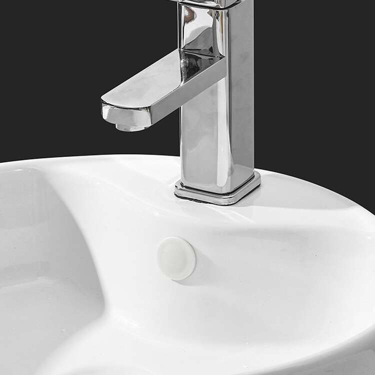 1/2/4 piezas Cubierta del rebosadero del fregadero, Agujero del fregadero de cocina y baño, Tapón del fregadero, Cuando sube el nivel del agua, Agua del rebosadero, Tapón para la cubierta del desagüe de la bañera - Multicolor - Añade 5