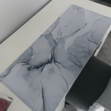 1片大理石紋理電競滑鼠墊，極簡灰色桌墊，橡膠底座，縫線邊緣防滑，特大尺寸，適用於辦公室和居家，可用作男女生日禮物、返校禮物等。電競滑鼠墊，桌面配件，辦公用品，桌面配件，滑鼠墊。 - 彩色 - 查看 8