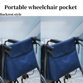 轮椅收纳袋，方便携带，收纳实用，家庭必备，外出必备，悬挂式收纳袋，老年人适用