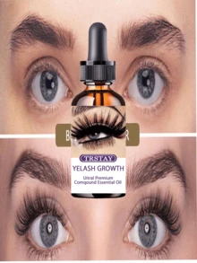 Eyelash Repair Essence Ultra Light Non Greasy Nourishing Growth Serum Strengthens Thickens Lashes Prevents Fallout No Caking Natural Extracts Gentle Formula Safe Daily Use Vegan Cruelty Free Hypoallergenic Clinically Tested Longer Fuller Lashes - 彩色 - 查看 1