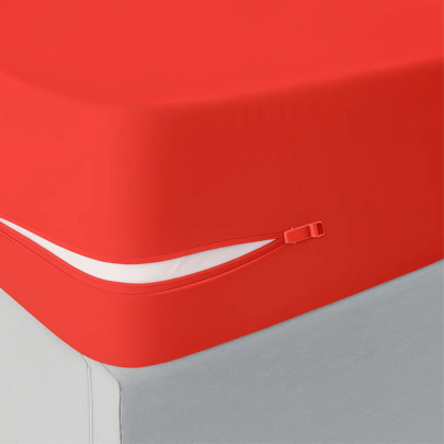 Cubre Colchón Protector Matrimonial Con Cierre protección para el colchón completa Cubre Colchón Protector con Cierre silenciosa, Lavable a máquina, Suave para Dormir cómodamente por la Noche